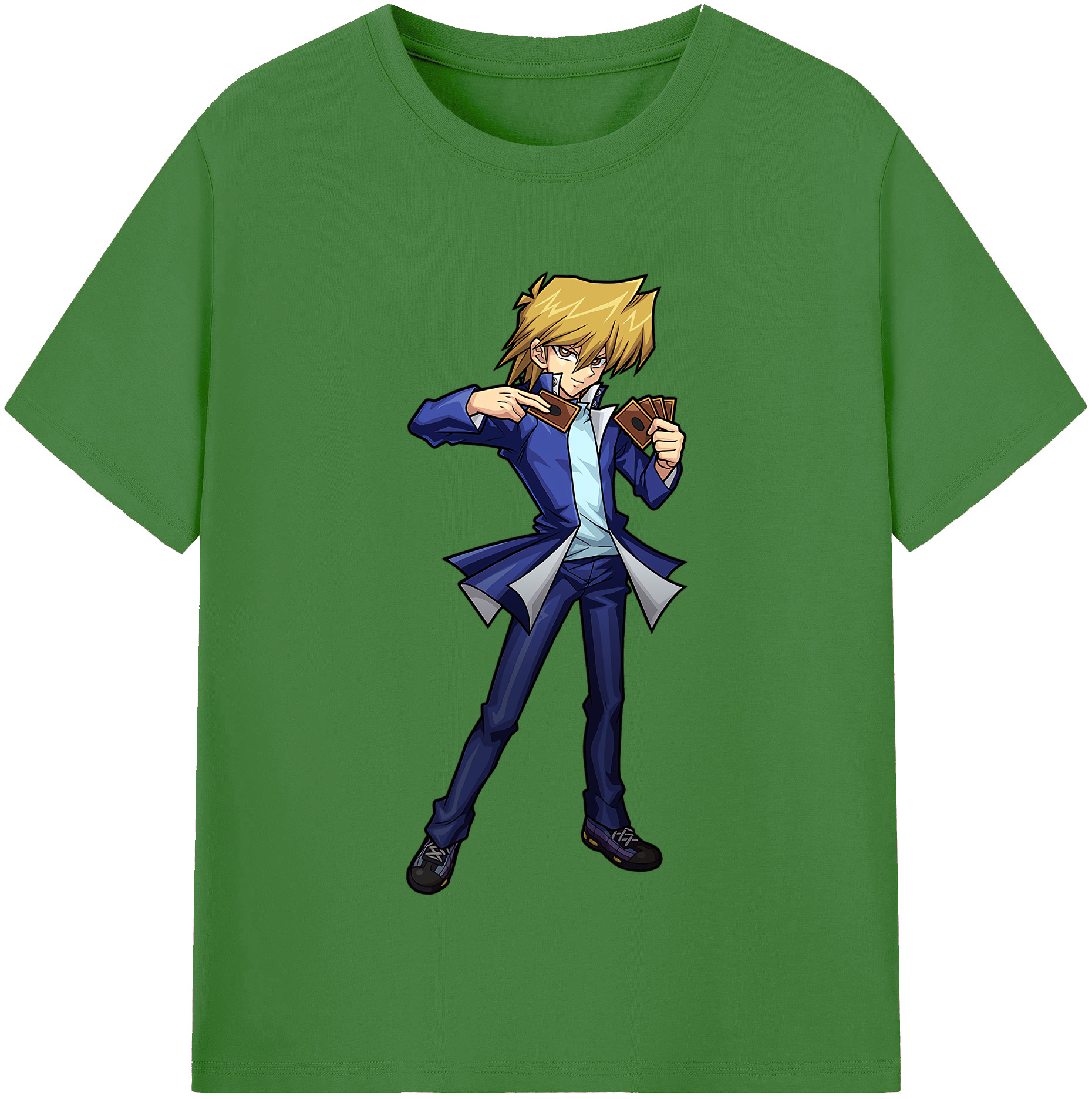 （画像用） 遊☆戯☆王 Yu-Gi-Oh! レディースカジュアルプリントTシャツ（綿100％）